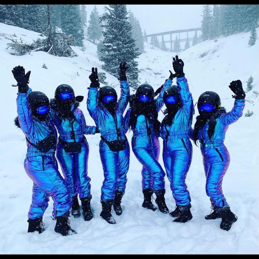 COLDER THAN YOUR HEART SNOWSUIT, GOGGLES, GLOVES.